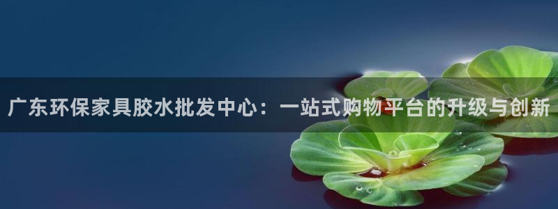 沐鸣管网登录:广东环保家具胶水批发中心:一站式购物平台的升级